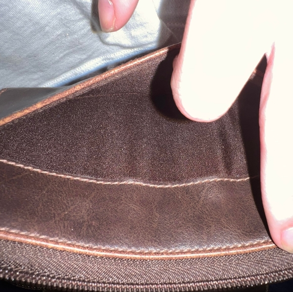 Brown Leather Large Wallet - Picture 9 of 10